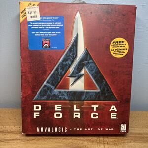 Delta Force PC Video Game 1998 Big Box Edition Win 95 98 CD-ROM Retro Art of War